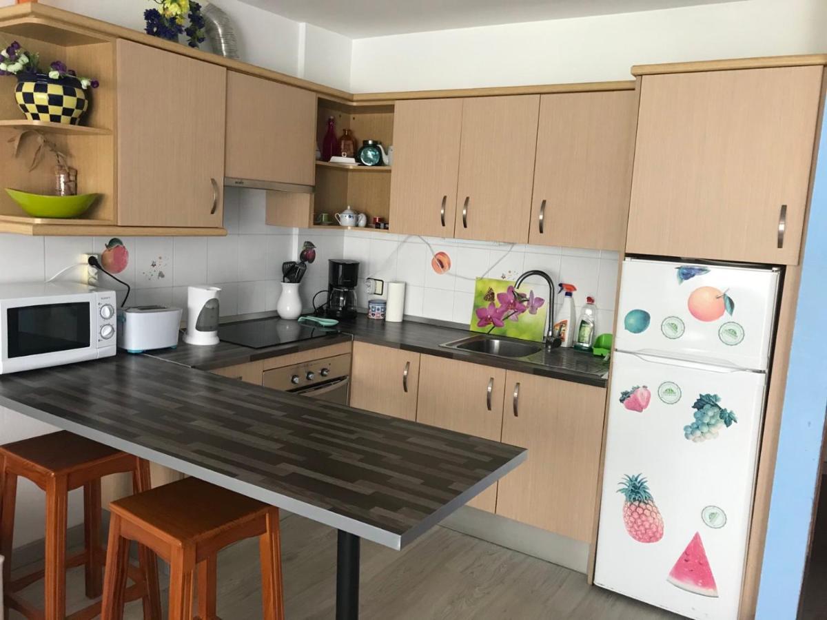 First Line Beach Apartment With Ocean View La Arena Puerto de Santiago  Esterno foto