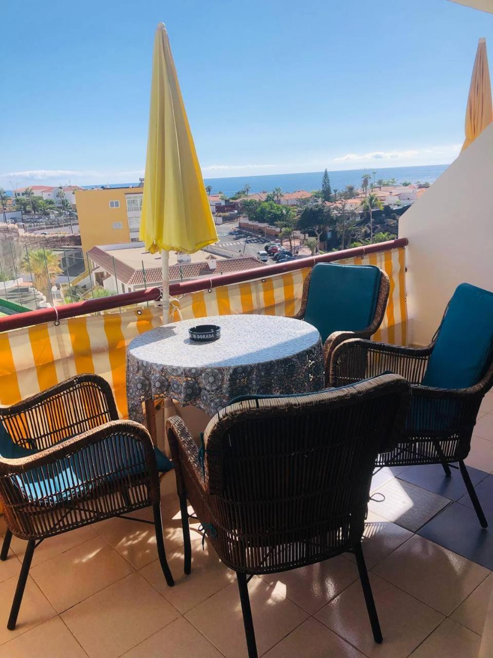 First Line Beach Apartment With Ocean View La Arena Puerto de Santiago  Esterno foto