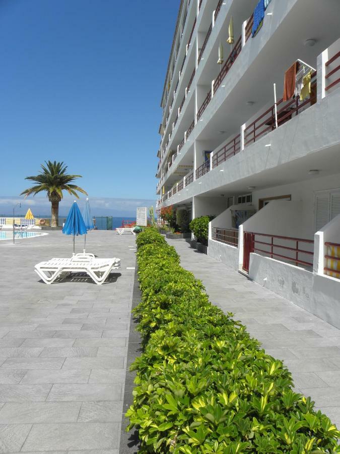 First Line Beach Apartment With Ocean View La Arena Puerto de Santiago  Esterno foto