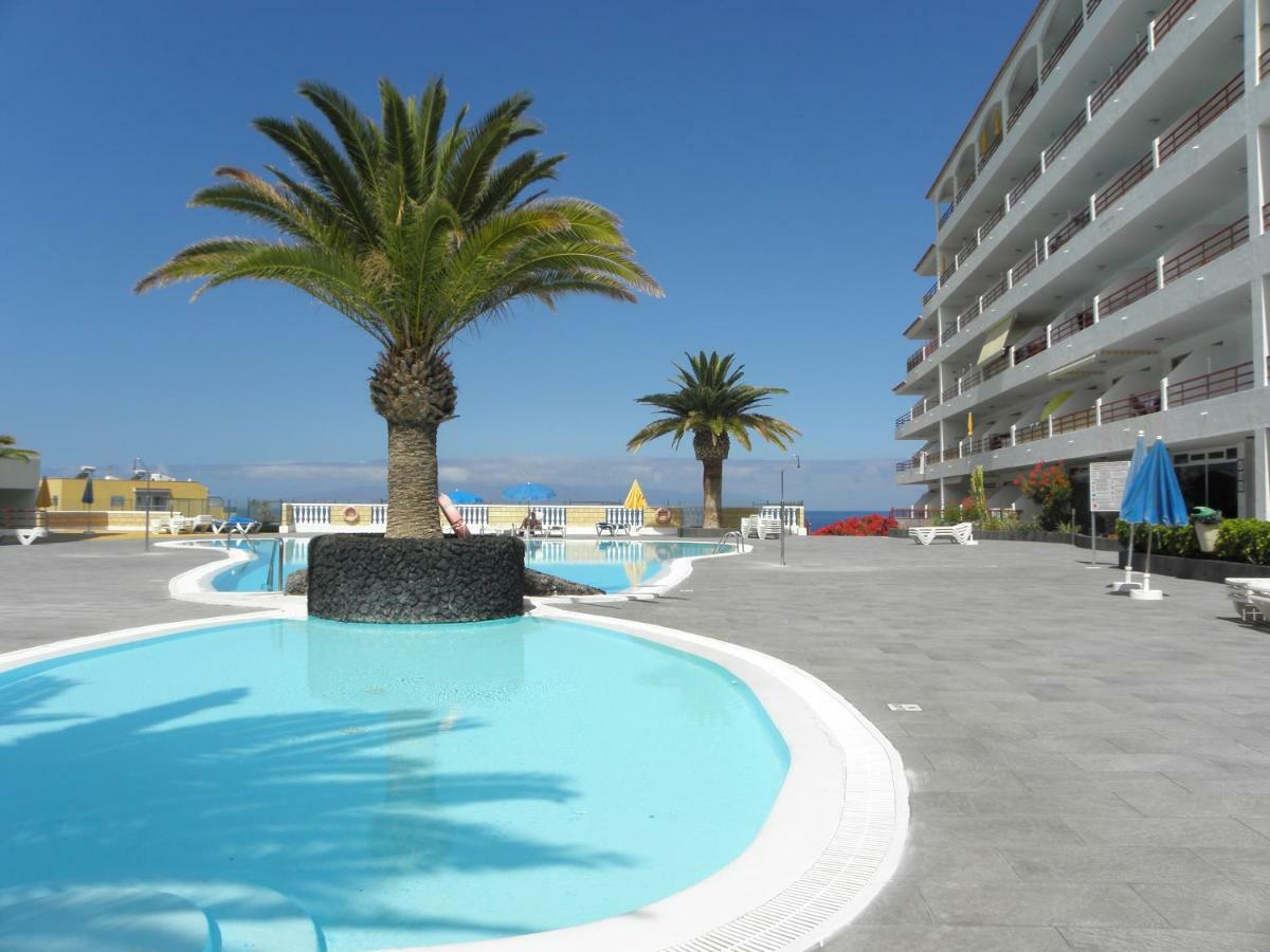 First Line Beach Apartment With Ocean View La Arena Puerto de Santiago  Esterno foto